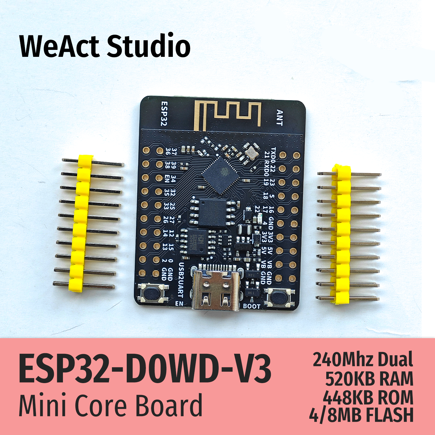 Esp32 Wifi Bluetooth - WeAct ESP32 Development Board TYPE-C CH340K