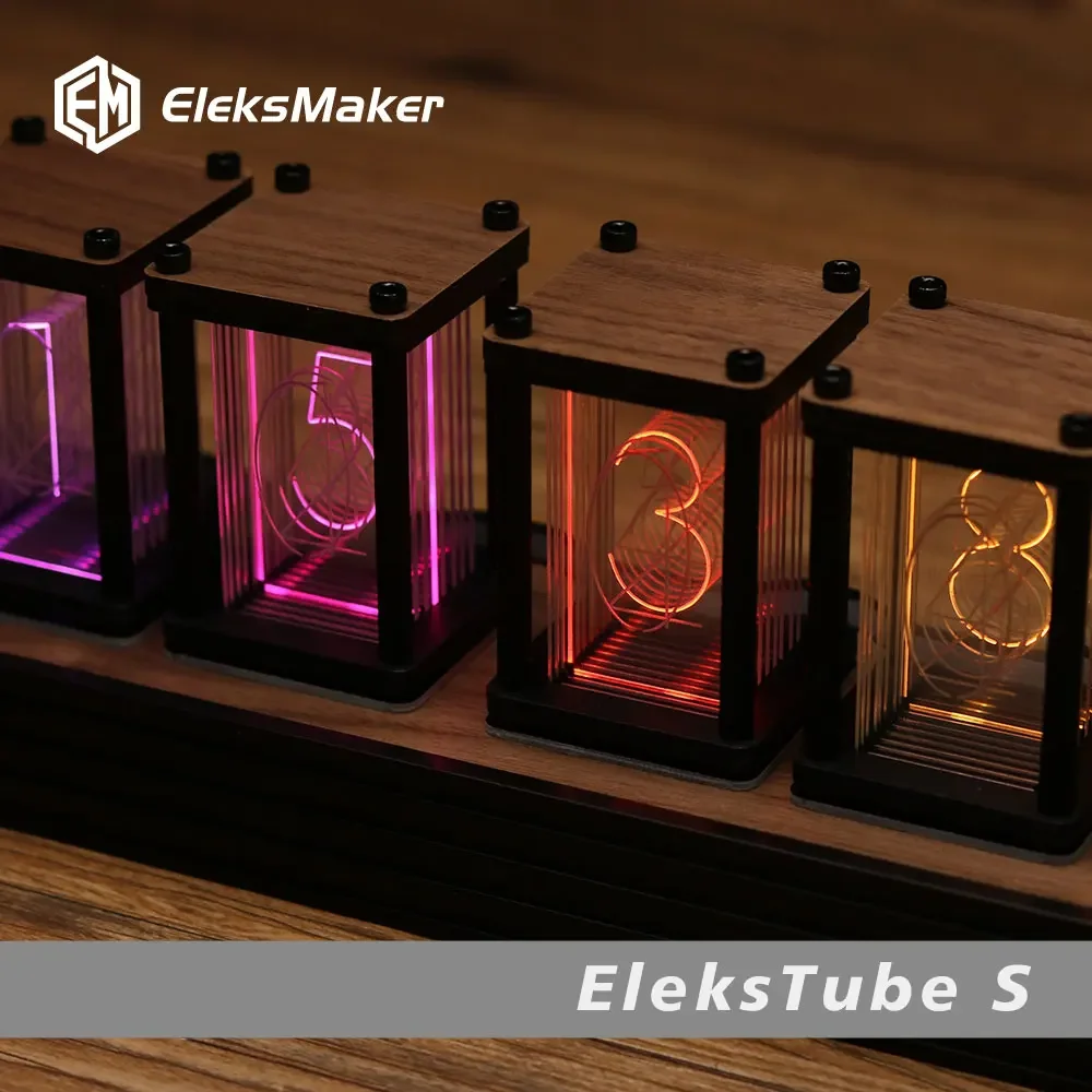 RGB Nixie Tube Clock DIY Table - Diy Electronics Gift Ideas reseña y precio