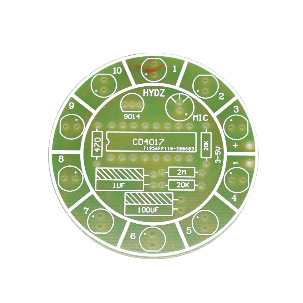 CD4017 colorful voice control  - Diy Electronics Lab reseña y precio