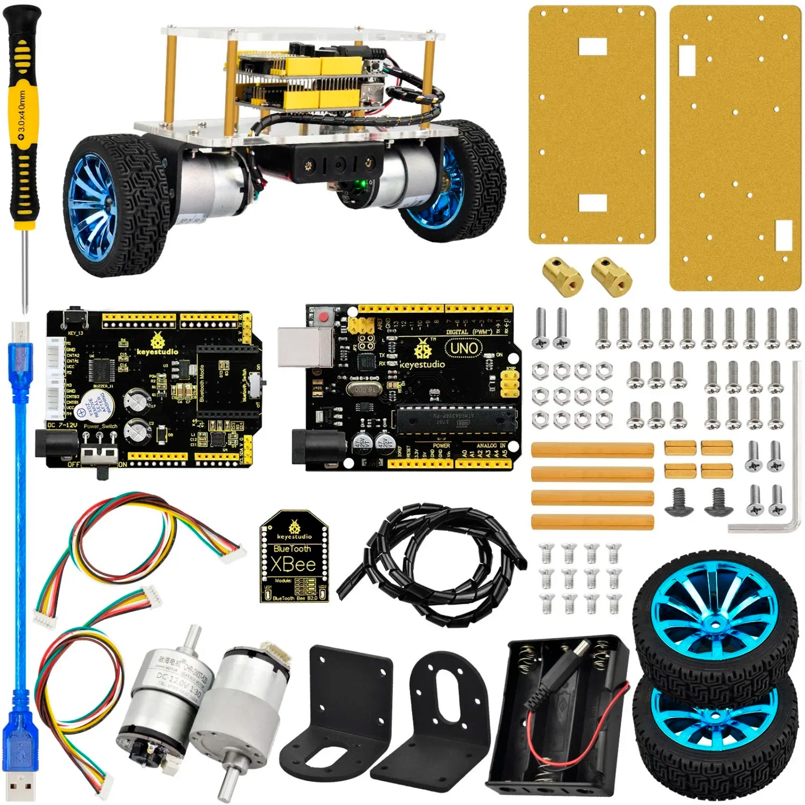 Self-Balancing Robot Car Kit f - Diy Electronics Projects For Kids reseña y precio