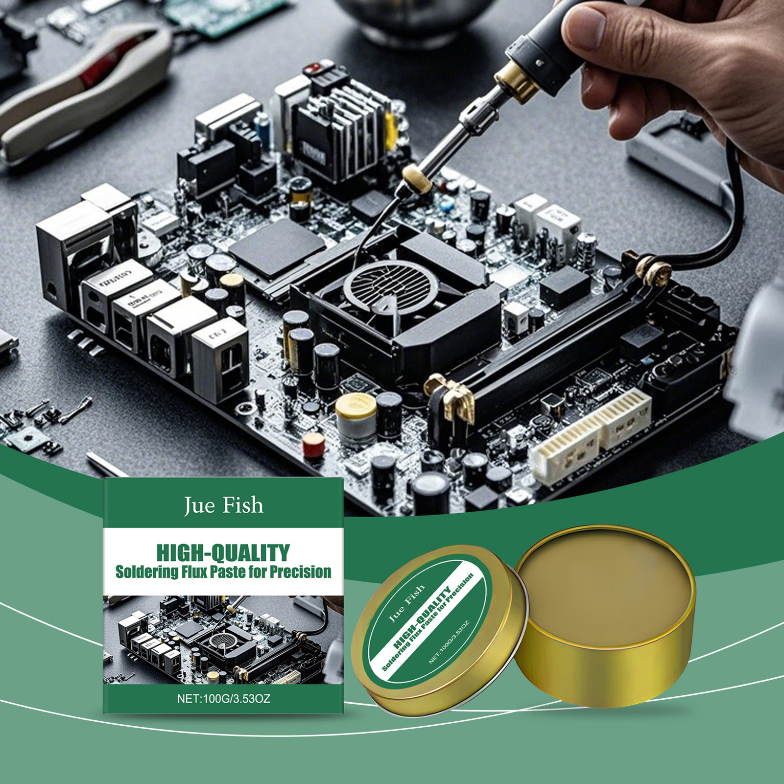 100g Soldering Flux-Paste,Sold - Diy Electronics Flux reseña y precio