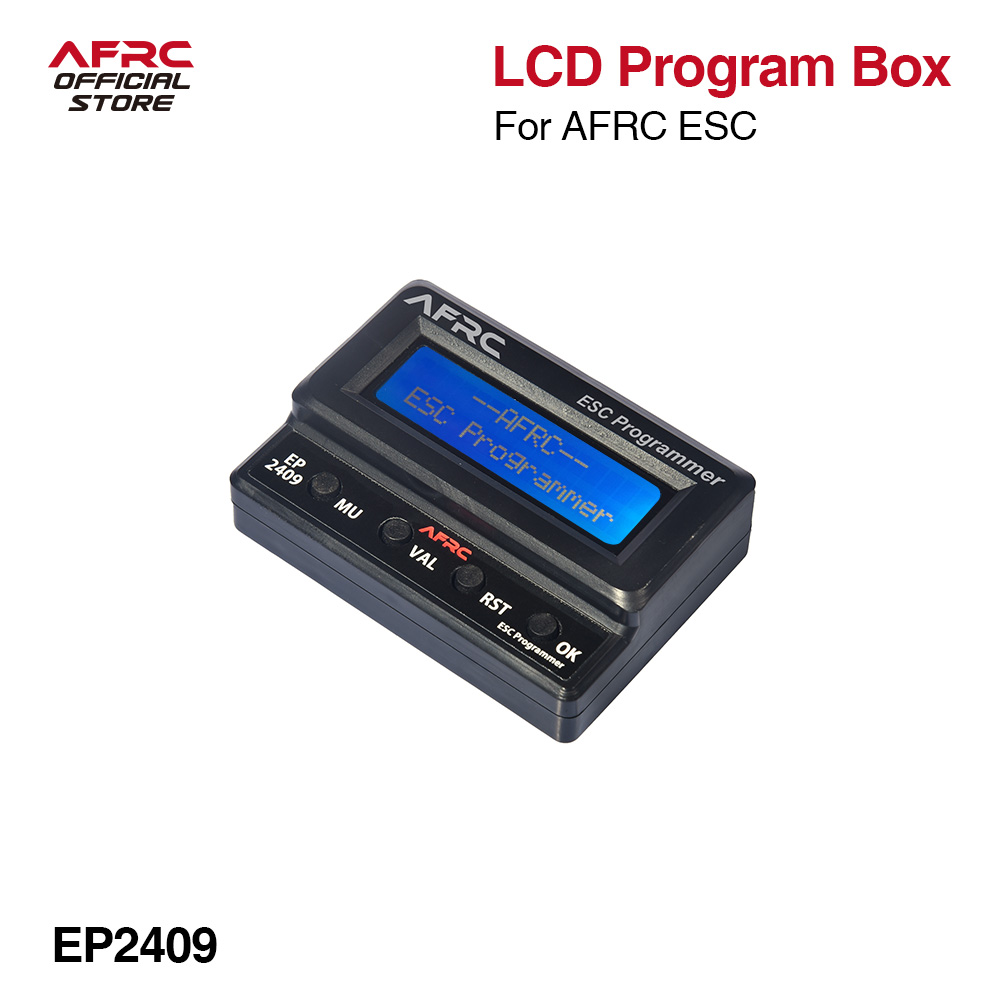 AFRC EP2409 LCD ESC programmer - Diy In Electronics reseña y precio