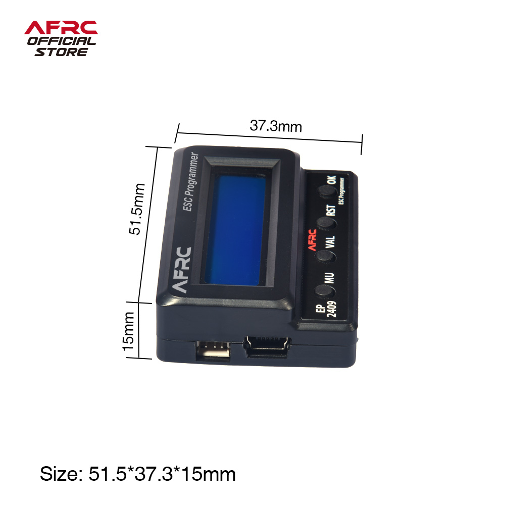 AFRC EP2409 LCD ESC programmer - Diy In Electronics reseña y precio