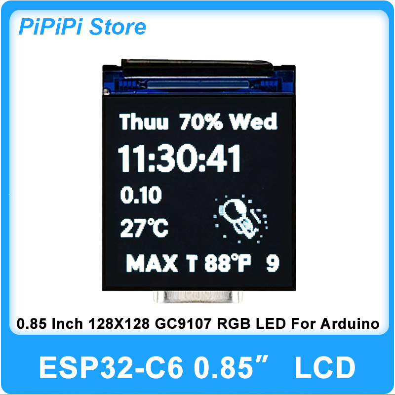 ESP32 C6 0.85 Inch 128X128 IPS - Esp32 Wifi Bluetooth reseña y precio