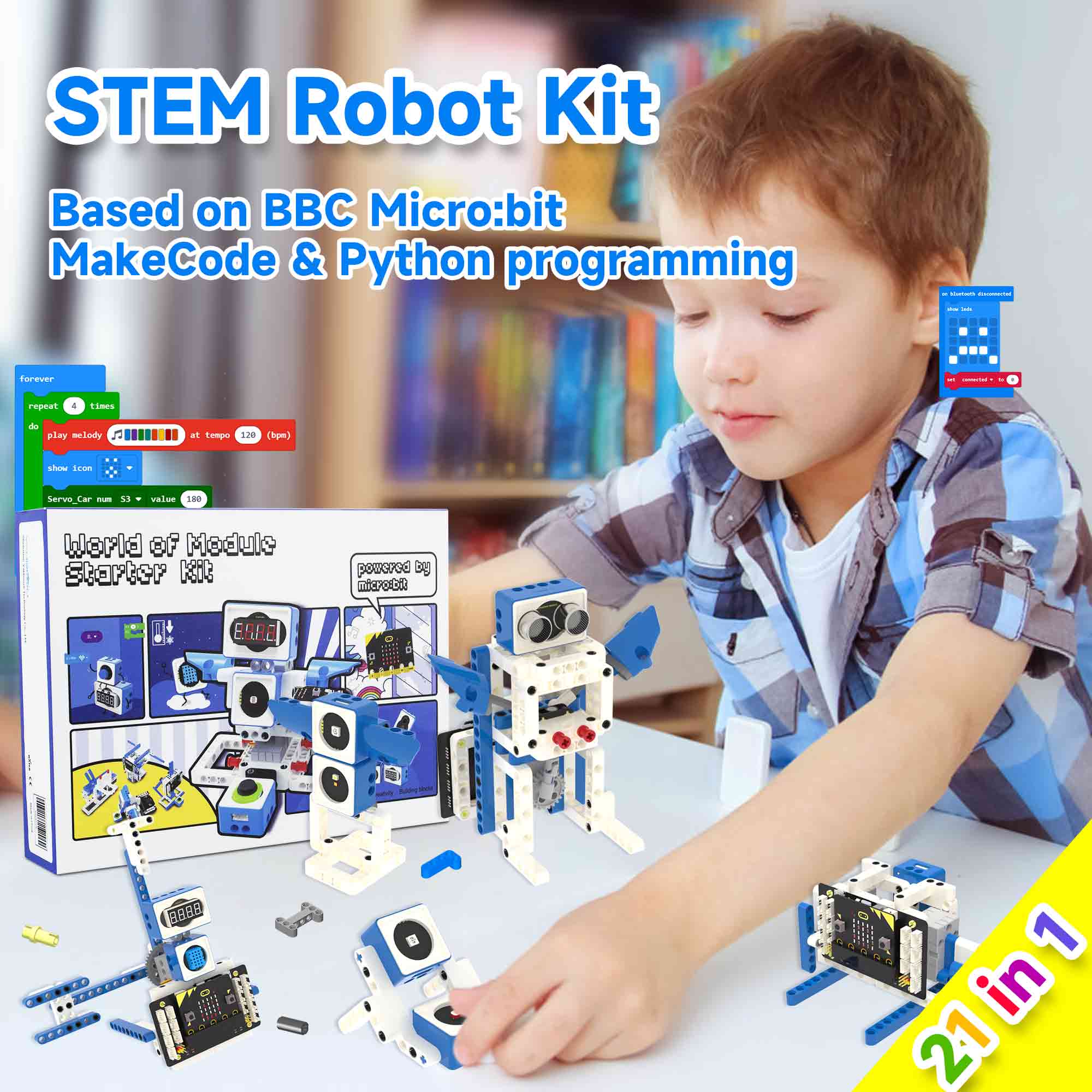 Microbit V2 Smart Robot Car Ki - Diy Electronics Projects For Kids reseña y precio