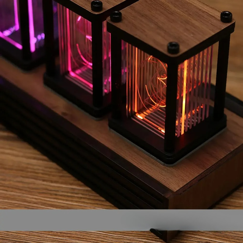 RGB Nixie Tube Clock DIY Table - Diy Electronics Gift Ideas reseña y precio