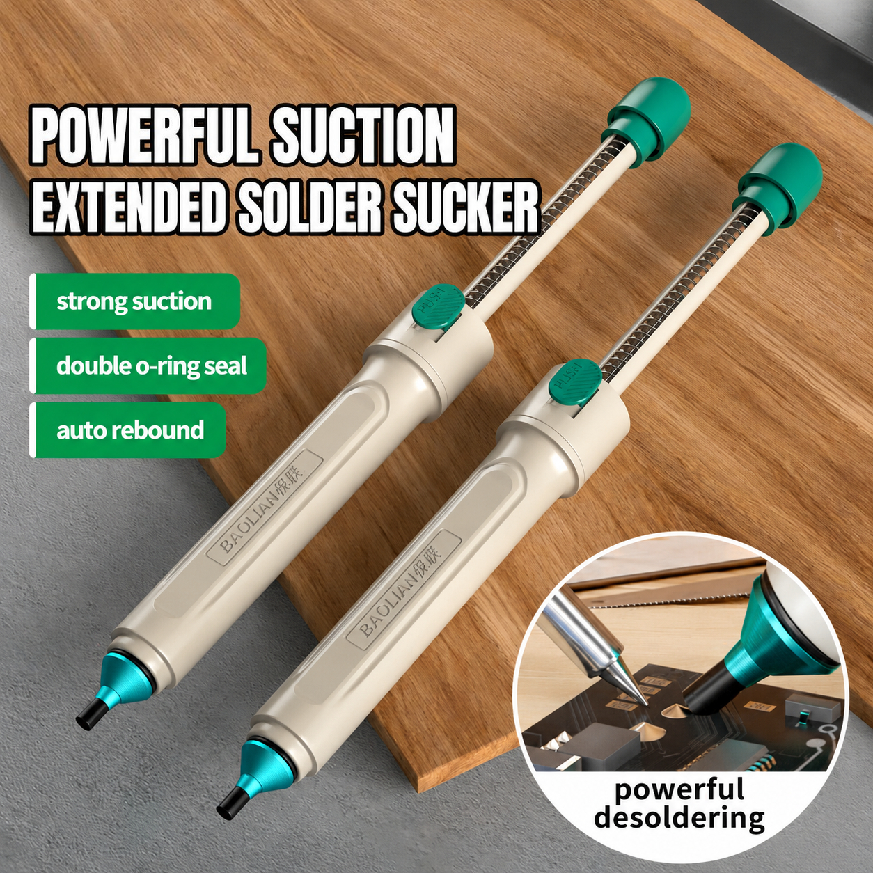 Powerful Desoldering Pump High - Desoldering Pump Solder reseña y precio