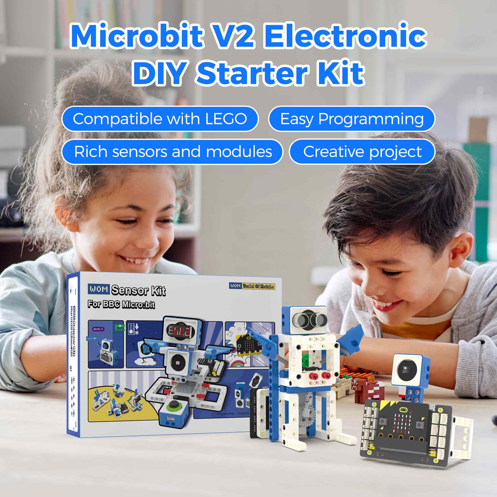 BBC Microbit V2 Smart Robot Ca - Diy Electronics Projects For Kids reseña y precio