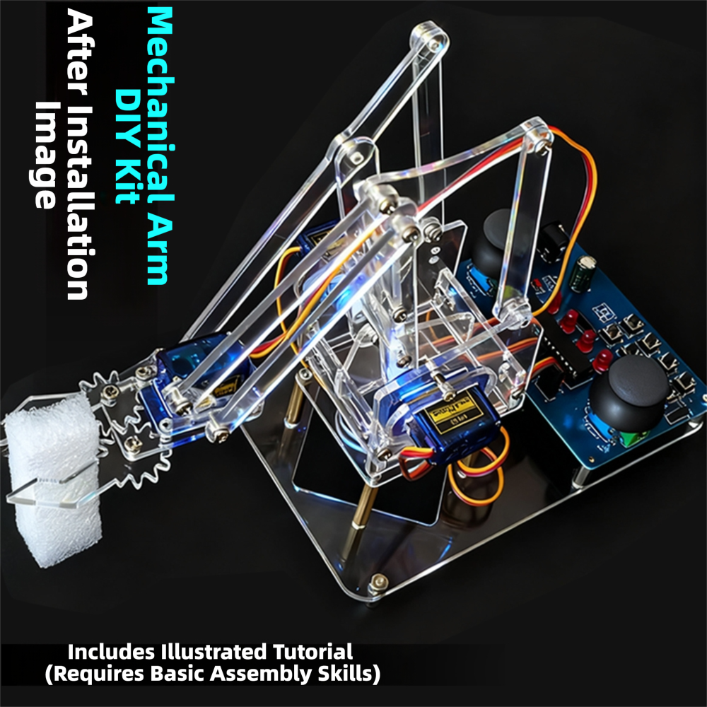 Complete DIY Robotic Arm Assem - Diy Electronics Lab reseña y precio
