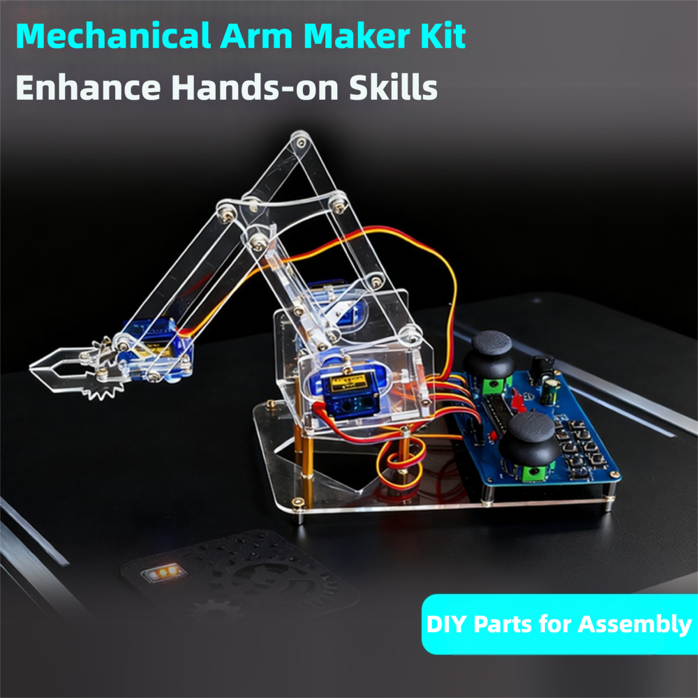 Complete DIY Robotic Arm Assem - Diy Electronics Lab reseña y precio