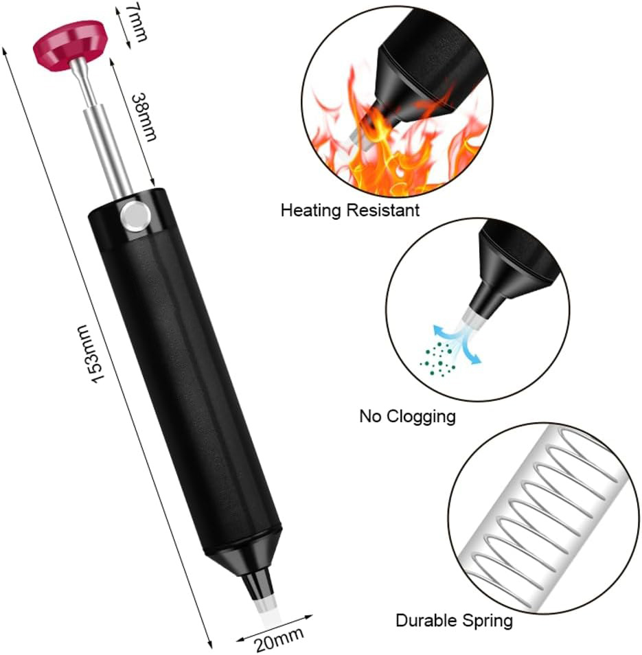 Solder Sucker Tool No Clog, So - Desoldering Pump Solder reseña y precio