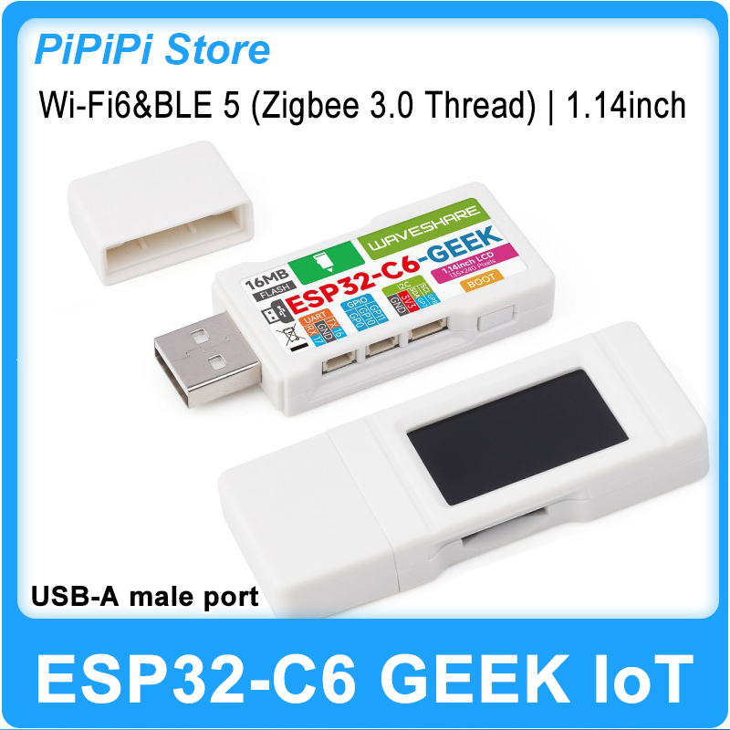 ESP32-C6 GEEK Development Boar - Diy In Electronics reseña y precio