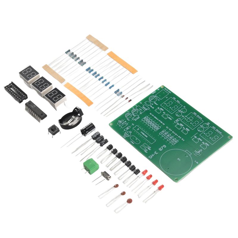 Stylish-AT89C2051 6 Digital LE - Diy Electronics Flux reseña y precio