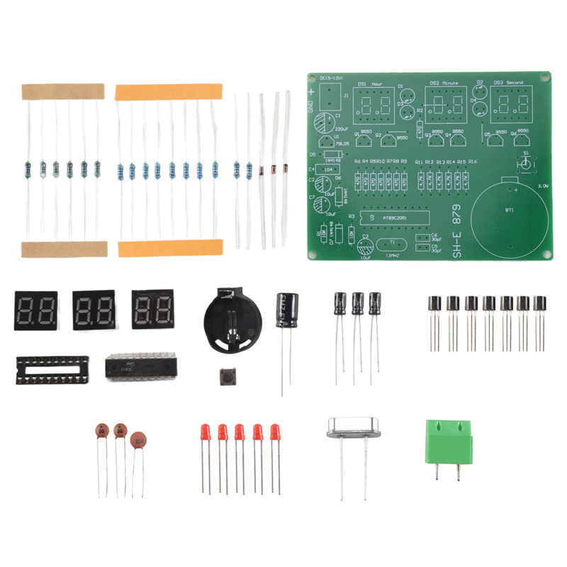 Stylish-AT89C2051 6 Digital LE - Diy Electronics Flux reseña y precio
