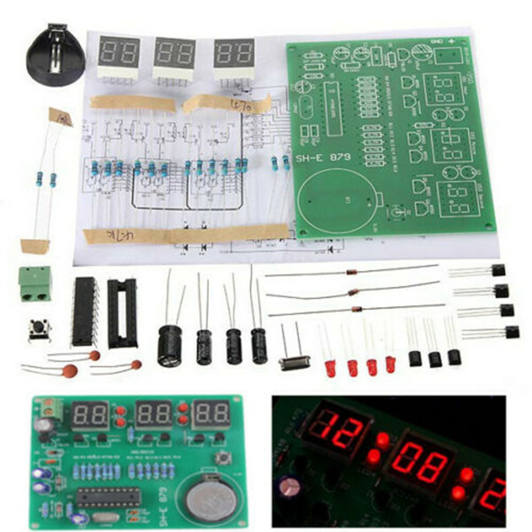 【PUBLICITY】3 Set AT89C2051 6 D - Diy Electronics Flux reseña y precio