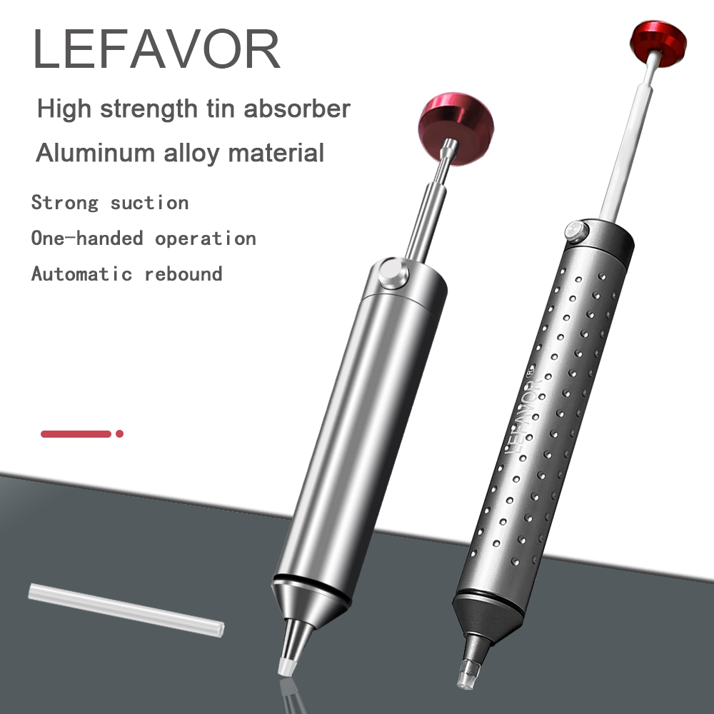 LEFAVOR Aluminum Powerful Deso - Desoldering Pump Solder reseña y precio