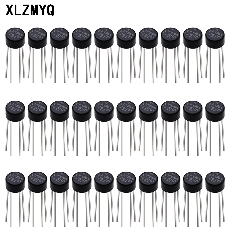 100PCS 2W10 Bridge Rectifier 2 - Diy Motorcycle Electronics reseña y precio