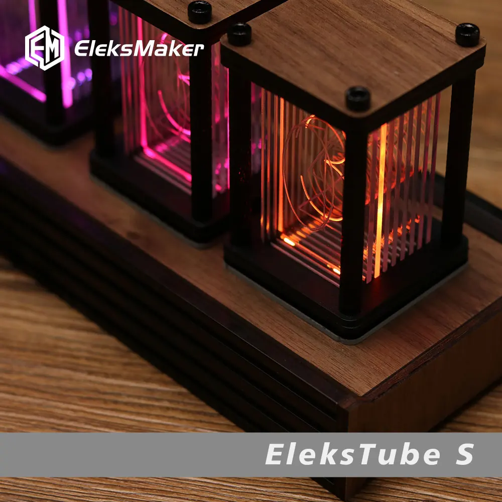 RGB Nixie Tube Clock DIY Table - Diy Electronics Gift Ideas reseña y precio