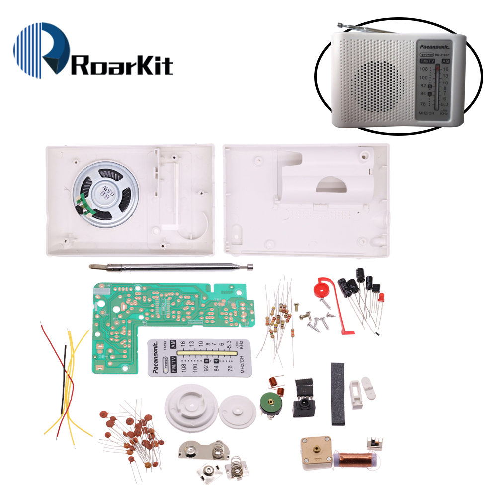 CF210SP AM/FM Stereo Radio Kit - Diy Electronics Lab reseña y precio