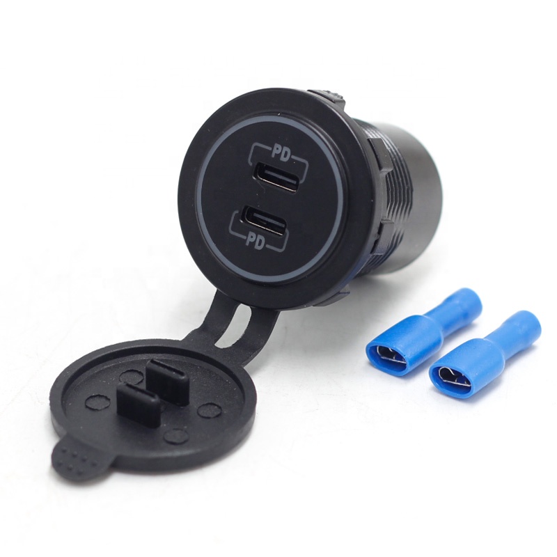 12V USB C Car Chargers Socket  - Diy Marine Electronics reseña y precio