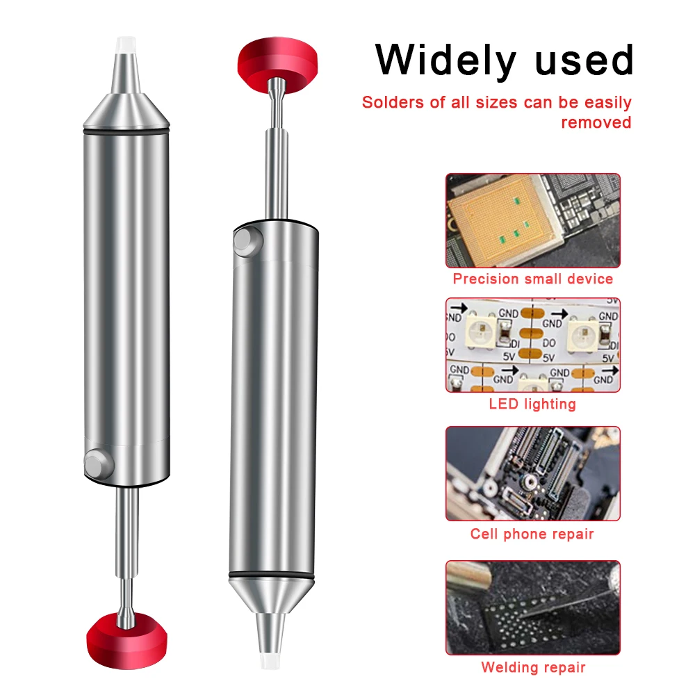 Aluminum Powerful Desoldering  - Desoldering Pump Solder reseña y precio