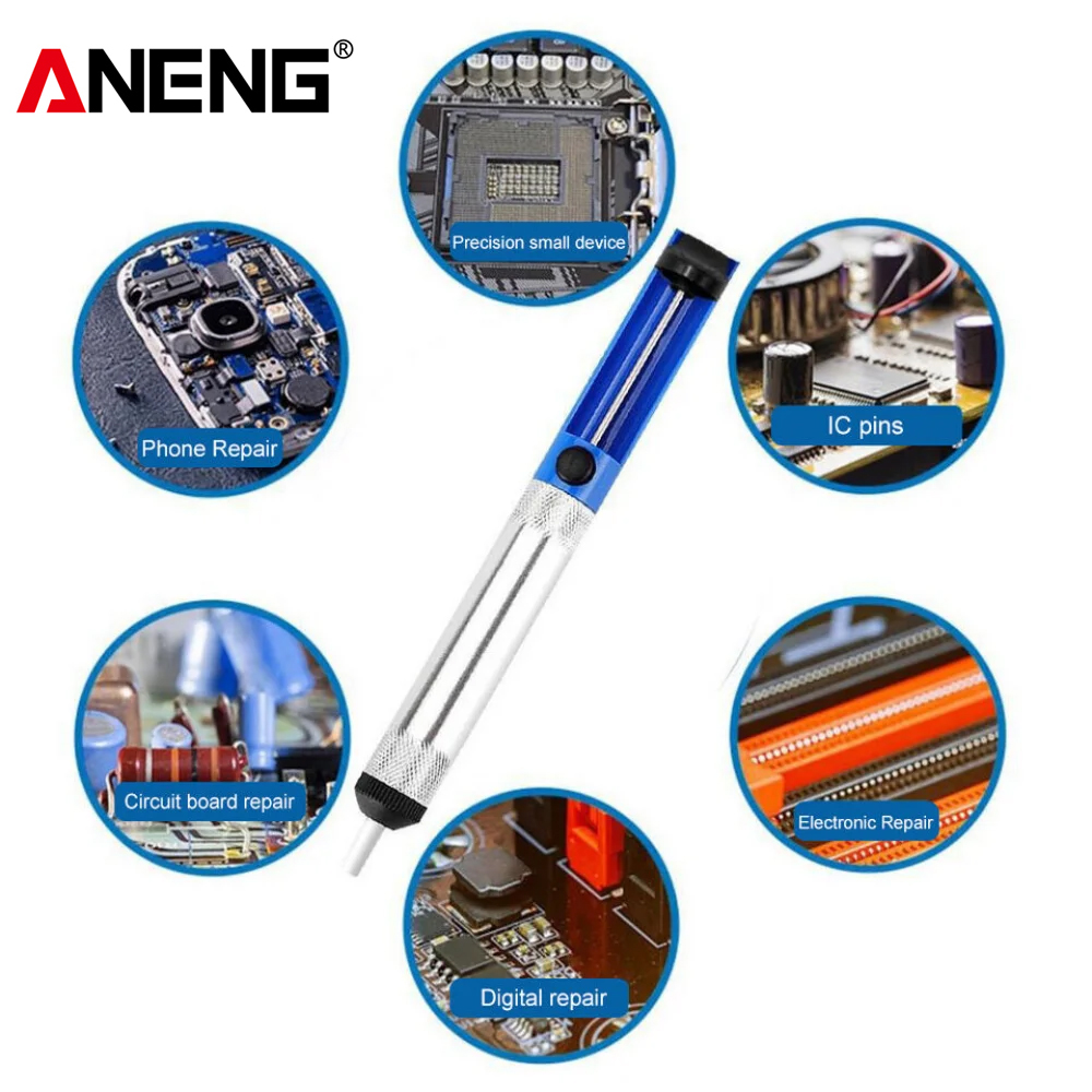 ANENG Desoldering Pump Iron De - Diy Electronics Lab reseña y precio