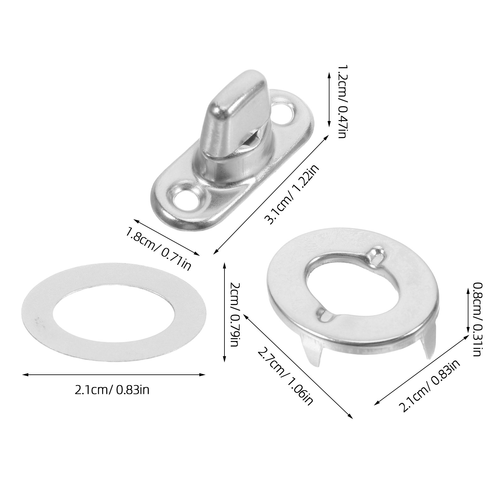 10Sets Rotating Button Fastene - Diy Marine Electronics reseña y precio