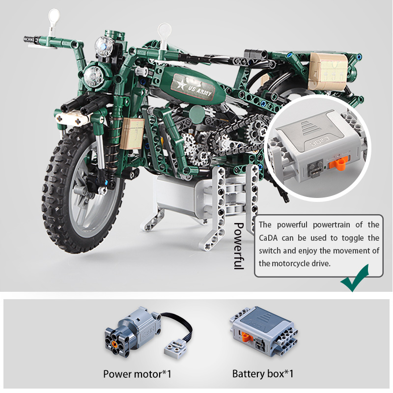 Cada 550PCS City Series Electr - Diy Motorcycle Electronics reseña y precio