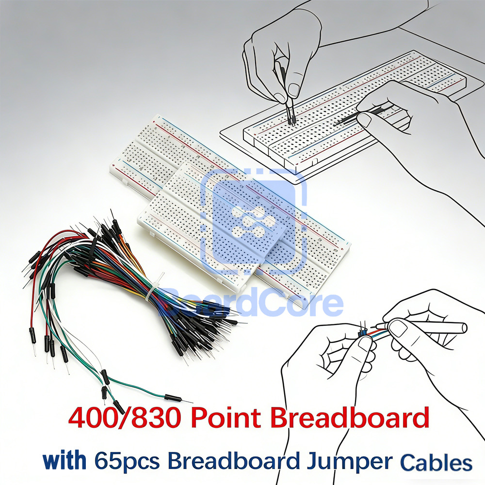 400/830 Point Breadboard Kit w - Diy Electronics Raspberry Pi reseña y precio