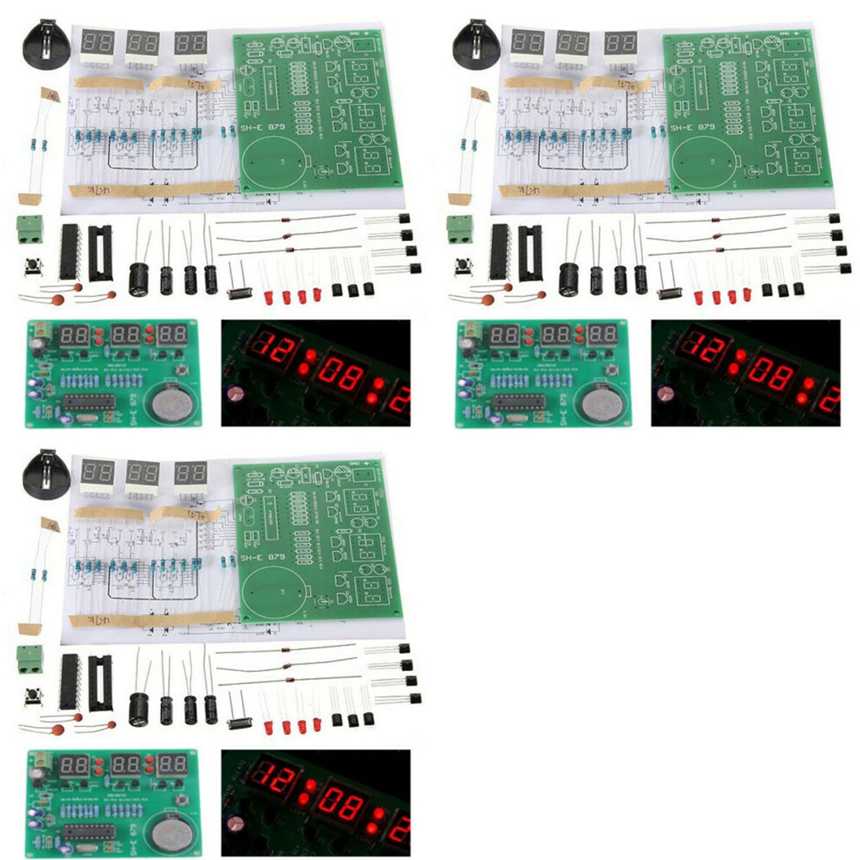 A37T-3 Set AT89C2051 6 Digital - Diy Electronics Flux reseña y precio