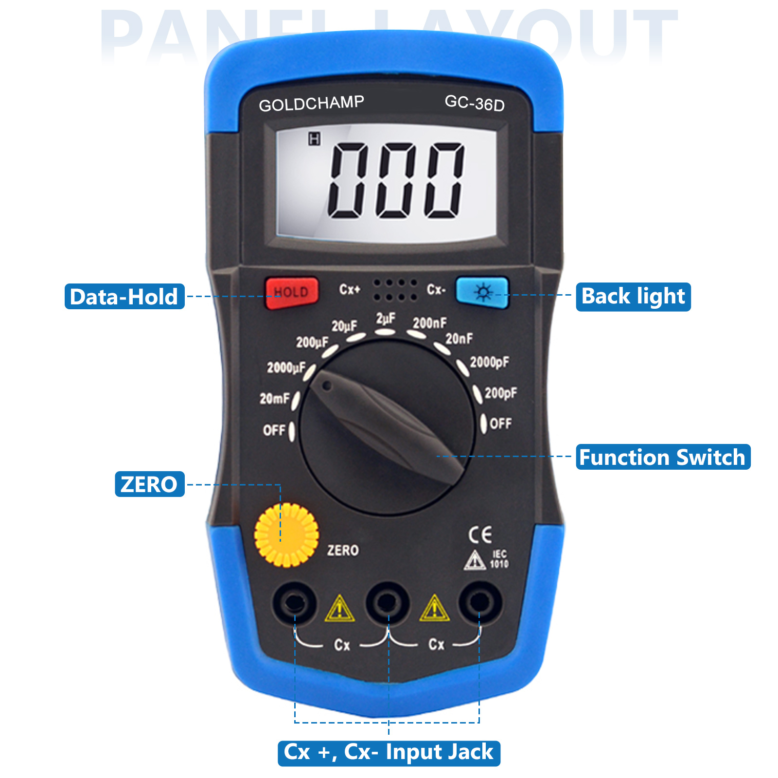 Digital Capacitance Meter 0.1p - Diy Electronics Tools reseña y precio