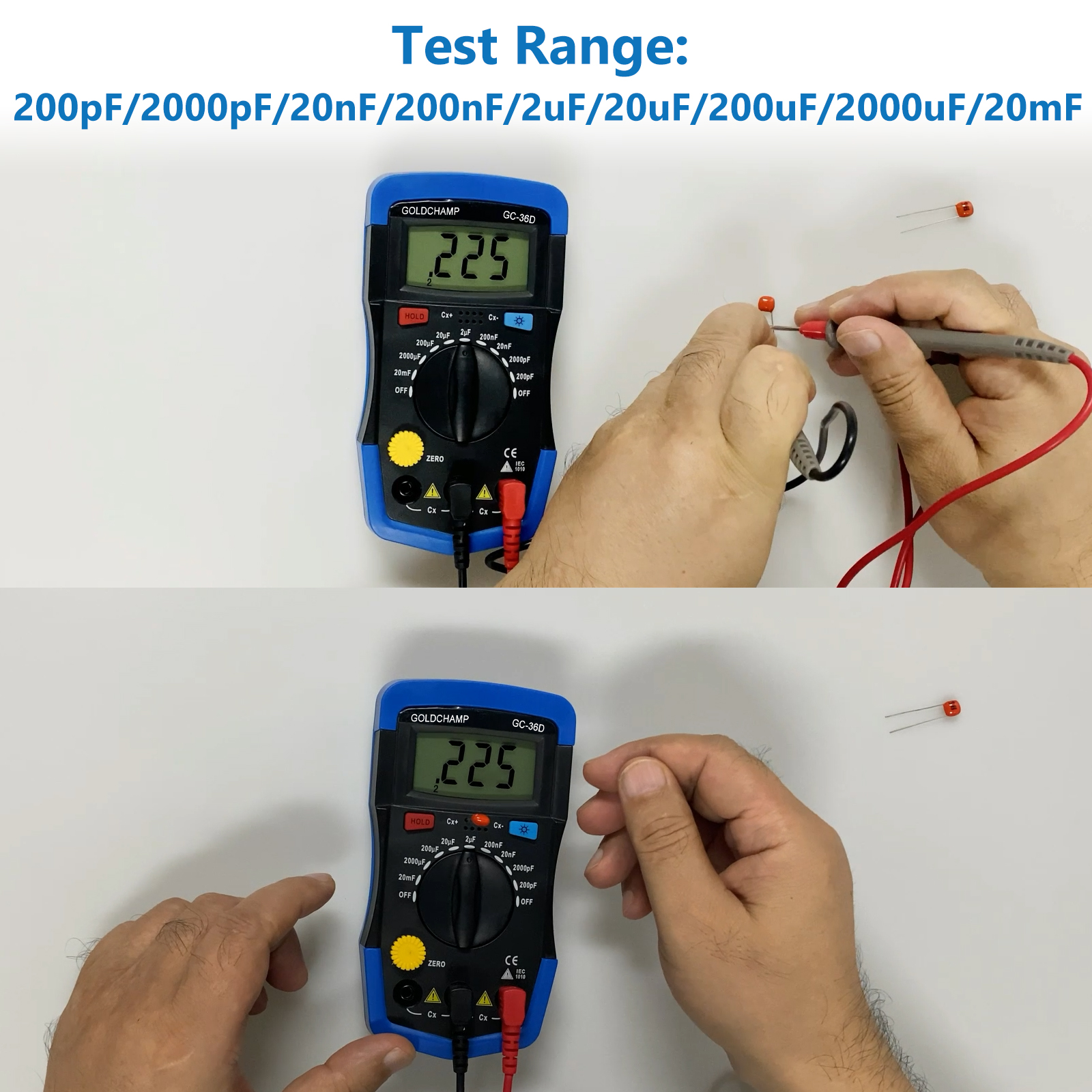 Digital Capacitance Meter 0.1p - Diy Electronics Tools reseña y precio