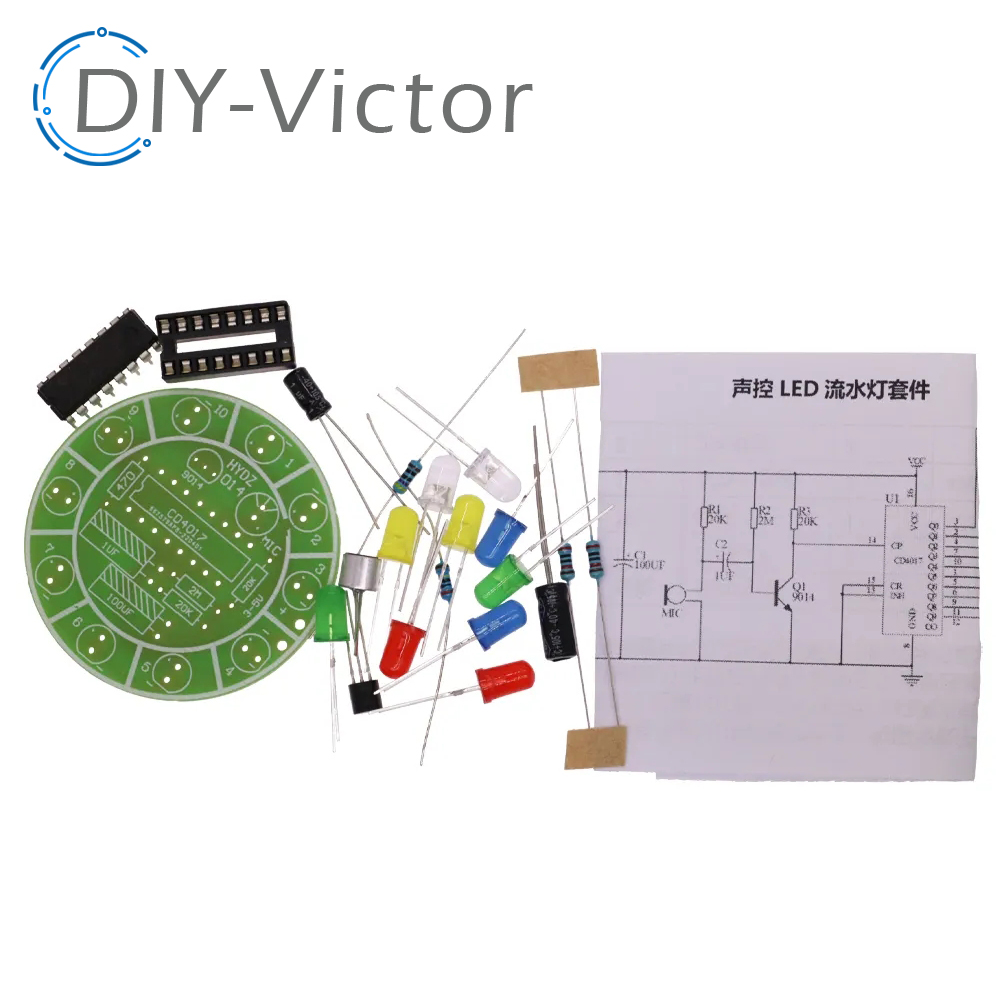 1/5/10 PCS CD4017 colorful voi - Diy Electronics Lab reseña y precio