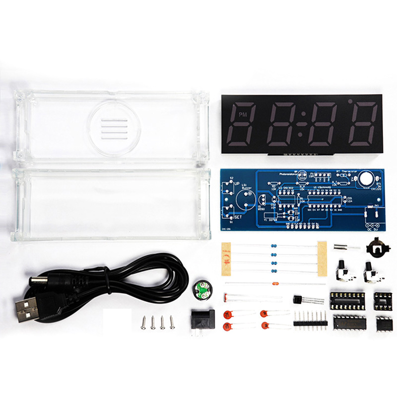 Digital Tube DIY Clock Kit Tem - Diy Electronics Tools reseña y precio