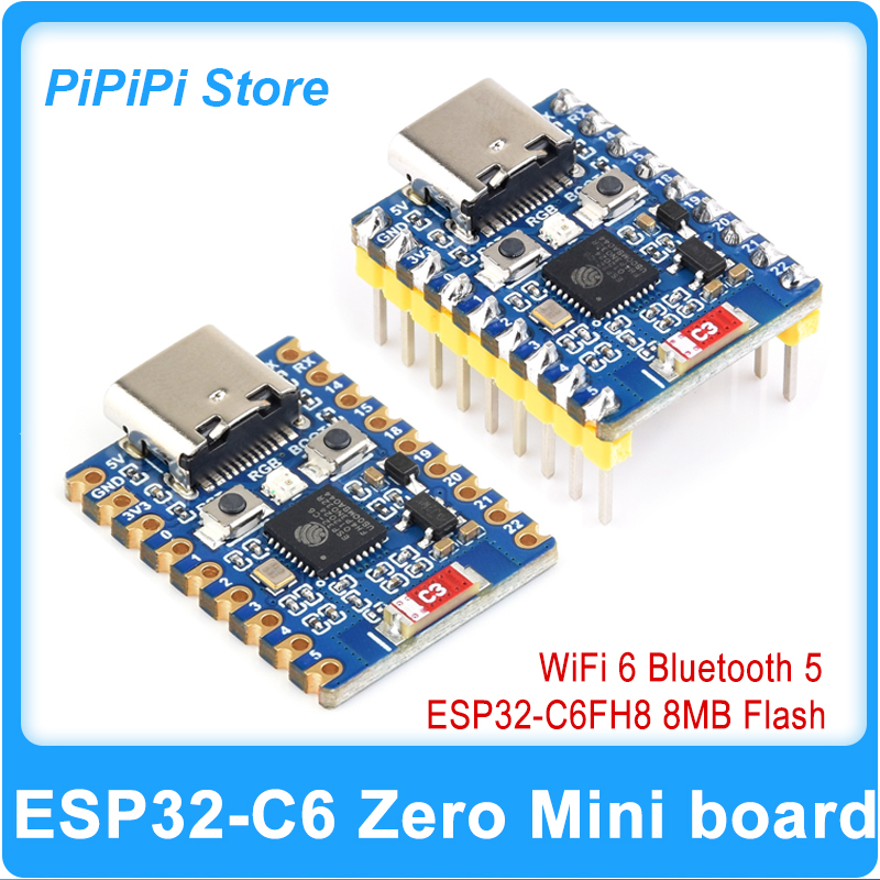ESP32-C6 Zero Super Mini Devel - Esp32 Wifi Bluetooth reseña y precio