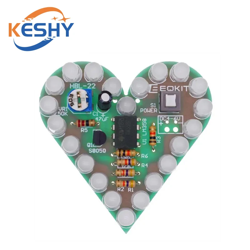 DIY Kit Heart Shape Breathing  - Diy Electronics Lab reseña y precio