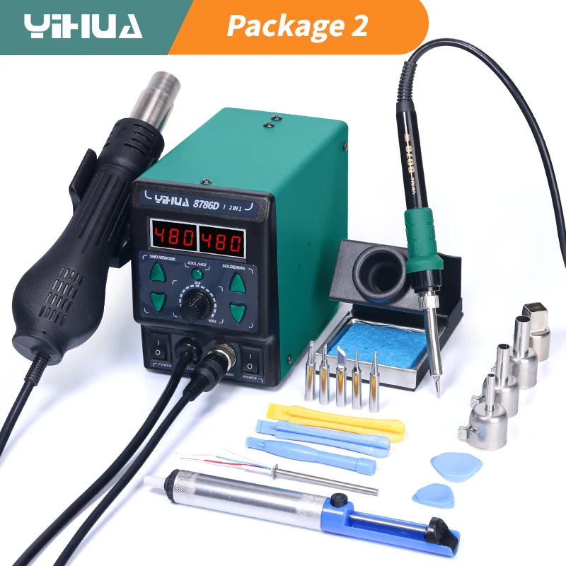 YIHUA 8786D Soldering Iron Hot - Diy Electronics Tools reseña y precio