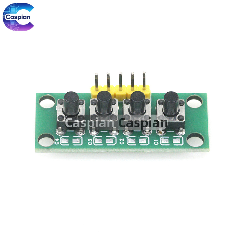 1-10PCS 1x4 4-Button Independe - Diy Electronics Raspberry Pi reseña y precio