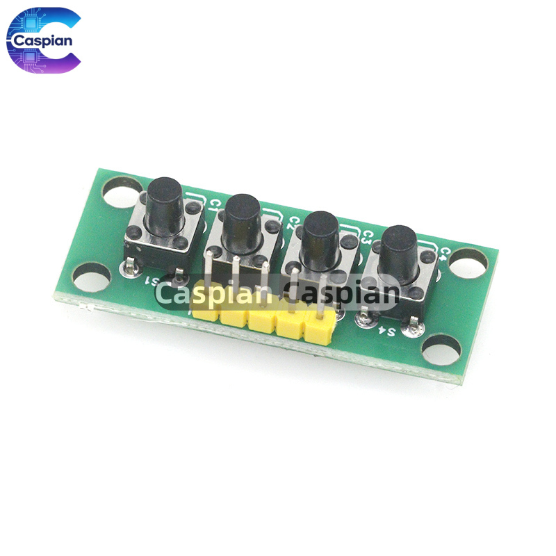 1-10PCS 1x4 4-Button Independe - Diy Electronics Raspberry Pi reseña y precio