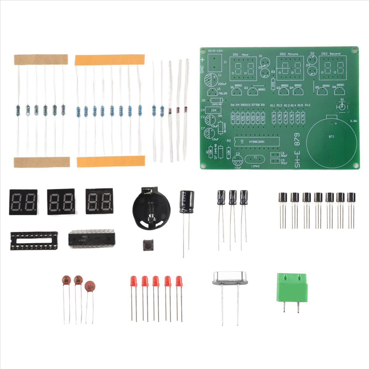 A003 AT89C2051 6 Digital LED D - Diy Electronics Flux reseña y precio