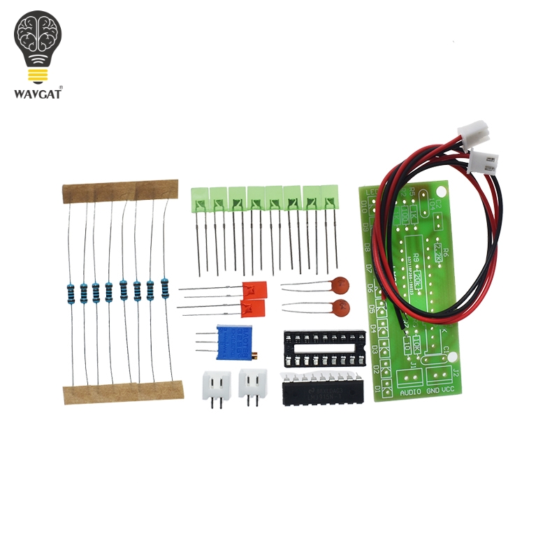 LM3915 DC 9V-12V 10 LED Sound  - Diy Electronics Lab reseña y precio