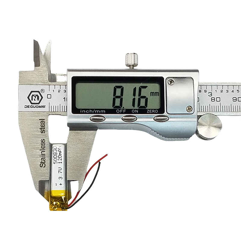500830 3.7V 120mAh Rechargeabl - Diy Wearable Electronics reseña y precio