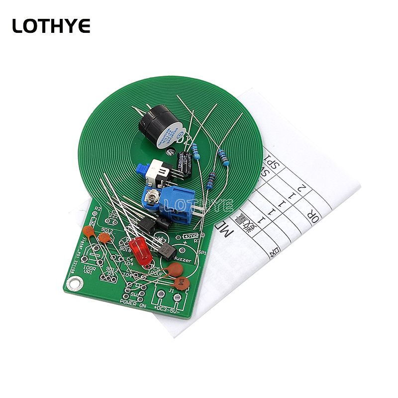 DC 3V-5V Metal Detector Kit DI - Diy Electronics Tools reseña y precio