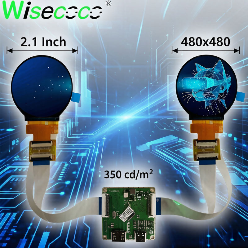 2.1 Inch Dual IPS Round Displa - Diy Electronics Raspberry Pi reseña y precio