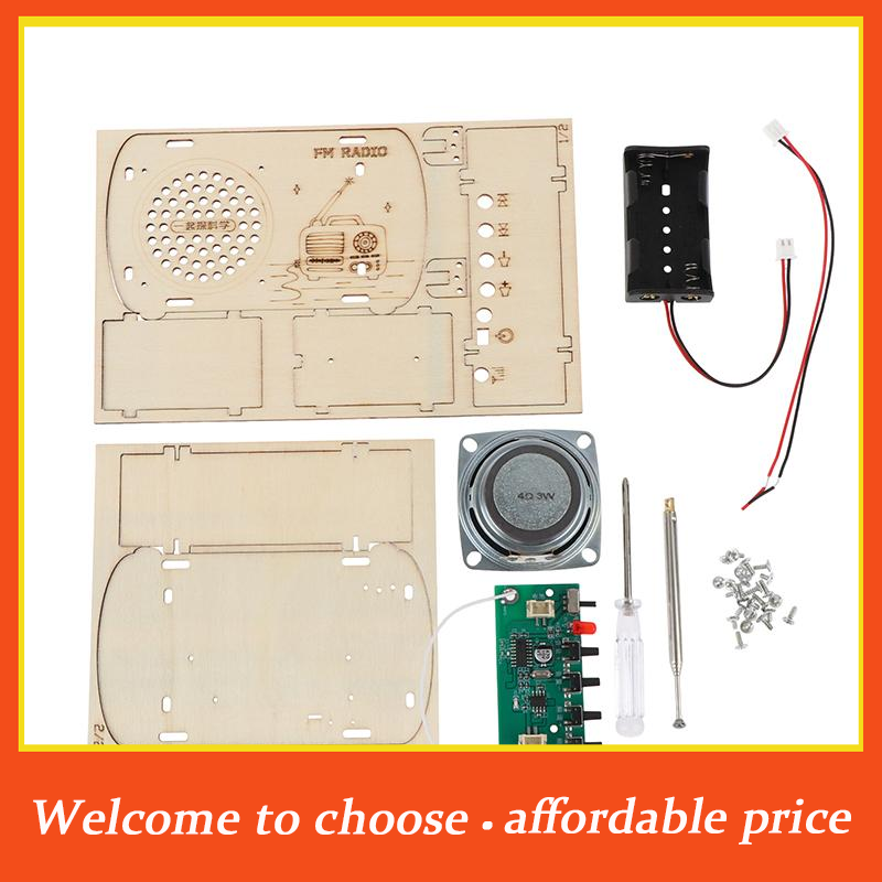TH DIY Wooden FM Radio Kit Vin - Diy Electronics Projects For Kids reseña y precio