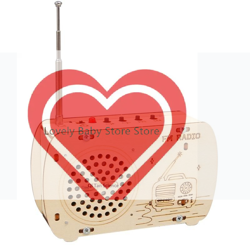 【BS】DIY Wooden FM Radio Kit Vi - Diy Electronics Projects For Kids reseña y precio