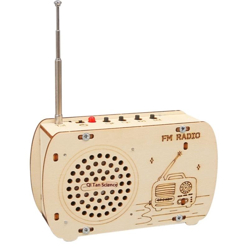 【BS】DIY Wooden FM Radio Kit Vi - Diy Electronics Projects For Kids reseña y precio