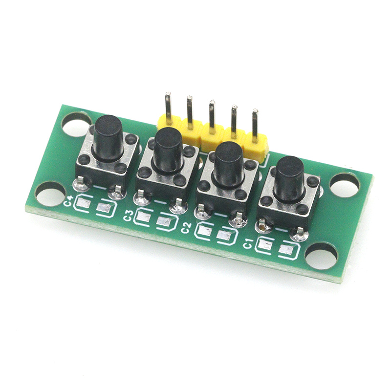 1~5PCS 1x4 4-Button Independen - Diy Electronics Raspberry Pi reseña y precio