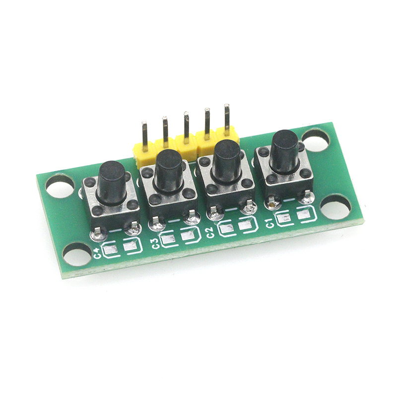 1~5PCS 1x4 4-Button Independen - Diy Electronics Raspberry Pi reseña y precio