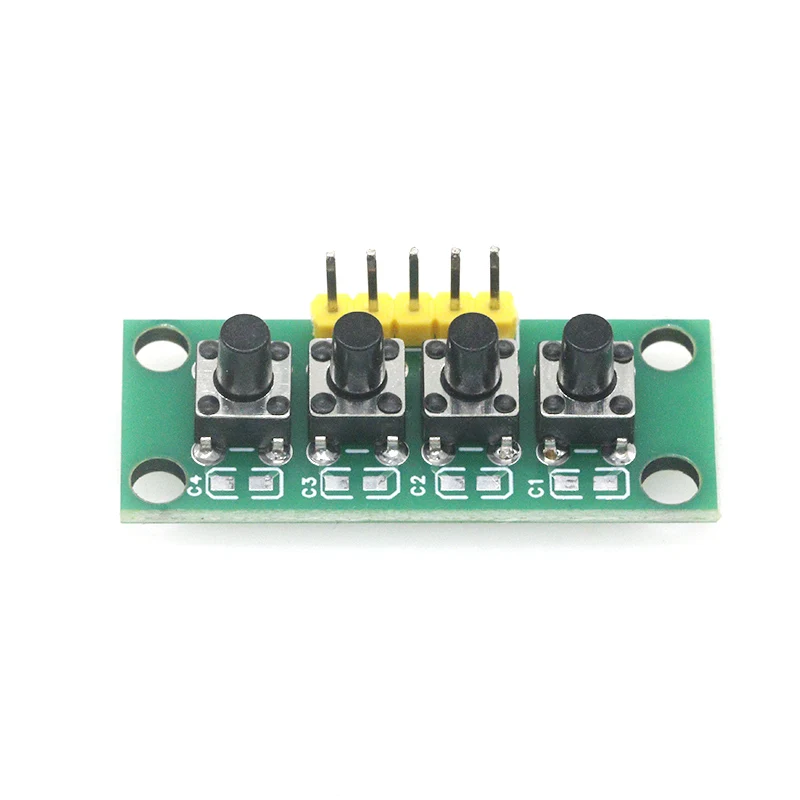 1~5PCS 1x4 4-Button Independen - Diy Electronics Raspberry Pi reseña y precio